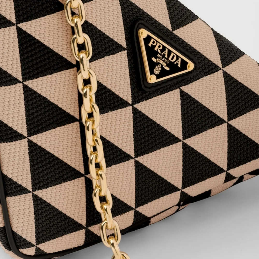 PRADA Embroidered Jacquard Bag - Picture 12 of 17